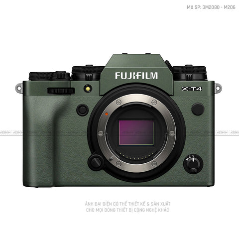 Dán Skin Máy Ảnh Fujifilm Đổi Màu Xanh Midnight | 3M2080 - M206