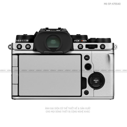 Dán Skin Máy Ảnh Fujifilm Đổi Màu Bạc | K75548