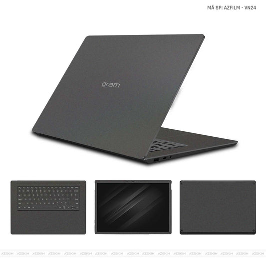 Dán Skin Laptop LG Gram Vinyl Series Màu Đen Kim Tuyến | VN24