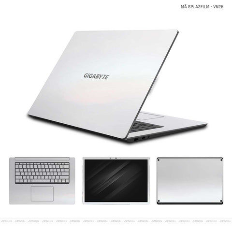Dán Skin Laptop Gigabyte Vinyl Series Màu Trắng Ngọc Trai | VN26 Dán Skin Laptop Gigabyte Vinyl Series Màu Trắng Ngọc Trai | VN26