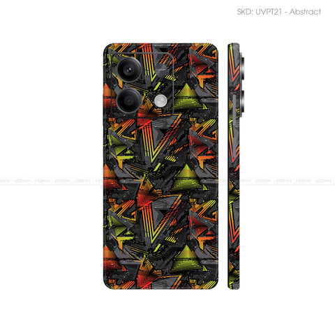Dán Skin Điện Thoại Xiaomi Redmi 13 Series Vân Nổi Abstract 03 | UVPT21