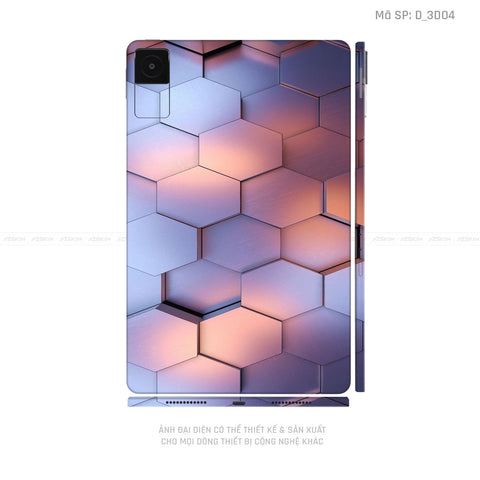 Dán Skin Máy Tính Bảng Xiaomi Mipad Hình Nghệ Thuật 3D | D_3D04