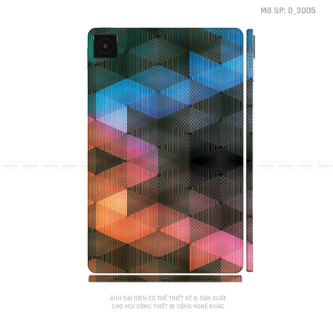 Dán Skin Máy Tính Bảng Xiaomi Mipad Hình Nghệ Thuật 3D | D_3D05