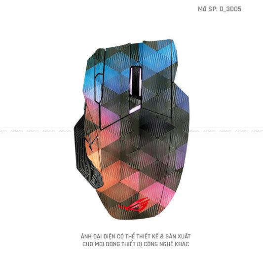 Skin Dán Chuột Asus Hình Nghệ Thuật 3D | D_3D05