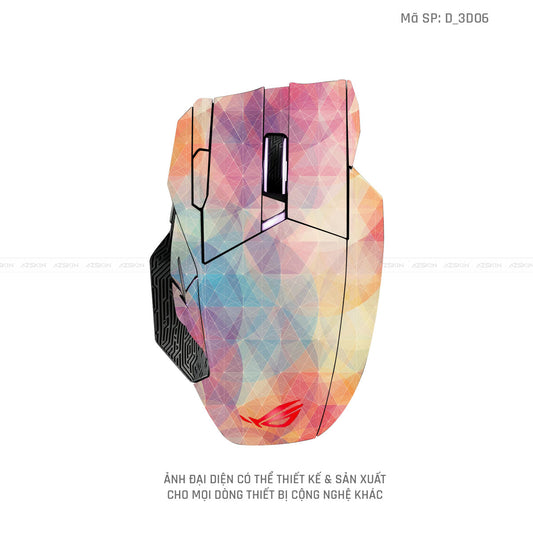 Skin Dán Chuột Asus Hình Nghệ Thuật 3D | D_3D06