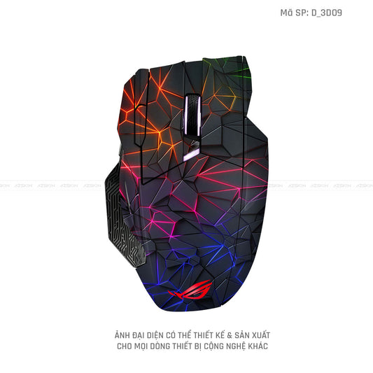 Skin Dán Chuột Asus Hình Nghệ Thuật 3D | D_3D09