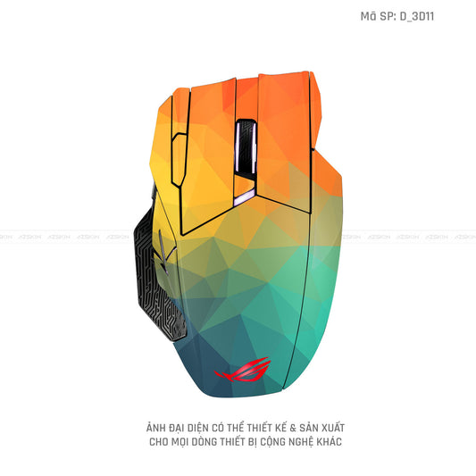 Skin Dán Chuột Asus Hình Nghệ Thuật 3D | D_3D11