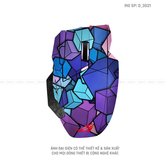 Skin Dán Chuột Asus Hình Nghệ Thuật 3D | D_3D21