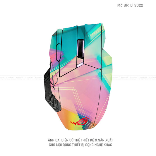 Skin Dán Chuột Asus Hình Nghệ Thuật 3D | D_3D22