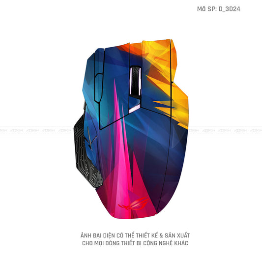 Skin Dán Chuột Asus Hình Nghệ Thuật 3D | D_3D24