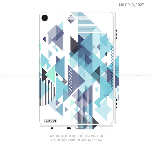 Dán Skin Máy Tính Bảng Lenovo Pad Series Hình Nghệ Thuật 3D | D_3D27