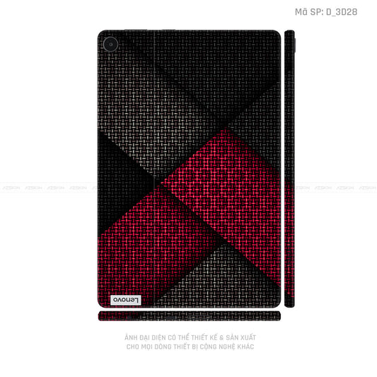 Dán Skin Máy Tính Bảng Lenovo Pad Series Hình Nghệ Thuật 3D | D_3D28