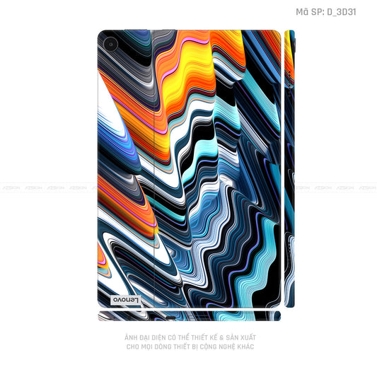 Dán Skin Máy Tính Bảng Lenovo Pad Series Hình Nghệ Thuật 3D | D_3D31