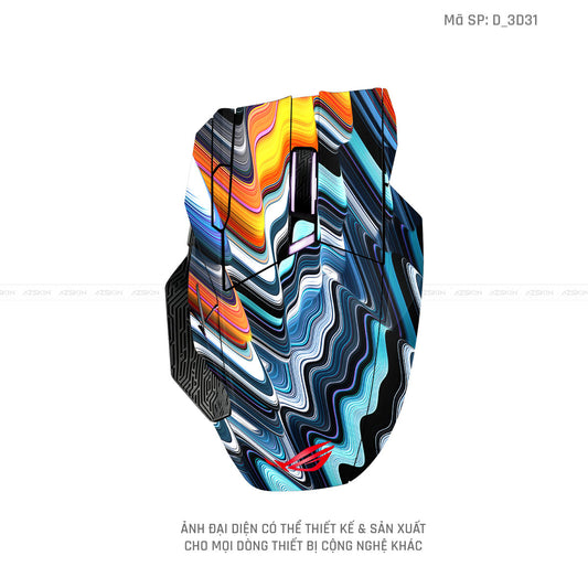 Skin Dán Chuột Asus Hình Nghệ Thuật 3D | D_3D31
