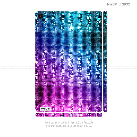Dán Skin Máy Tính Bảng Lenovo Pad Series Hình Nghệ Thuật 3D | D_3D32