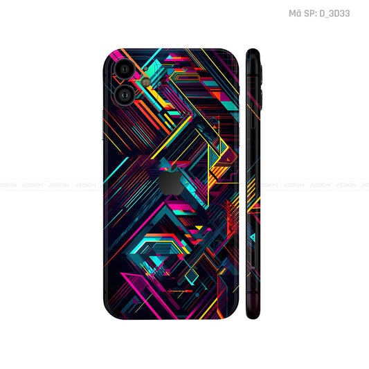 Dán Skin IPhone 11 Series Hình Nghệ Thuật 3D | D_3D33