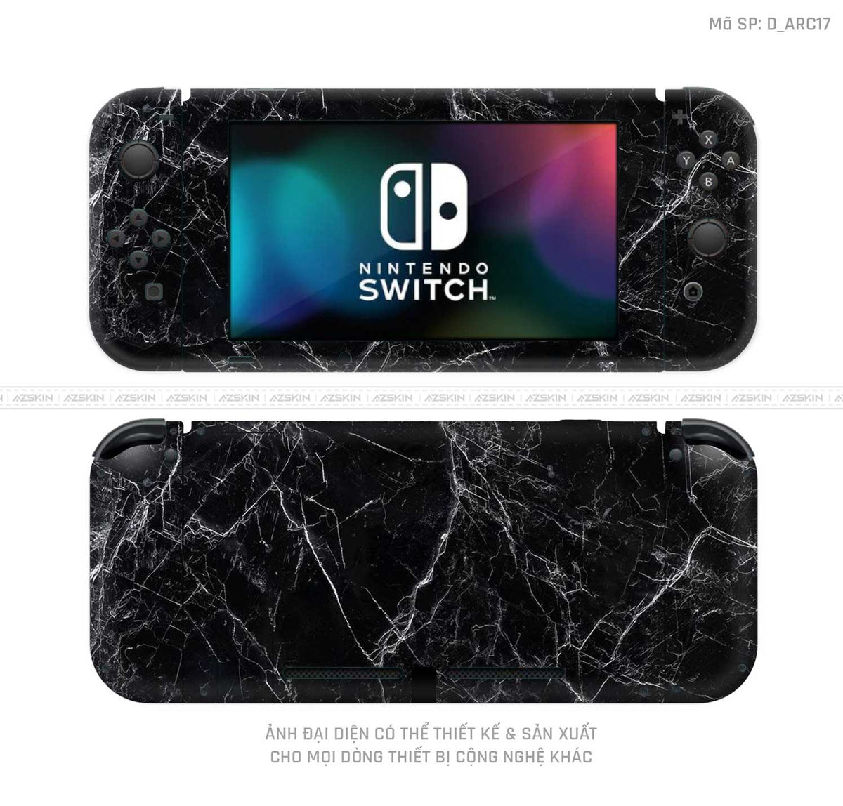 Dán Skin Máy Chơi Game Nintendo Switch Hình Nghệ Thuật Arcrylic | D_ARC17
