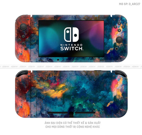 Dán Skin Máy Chơi Game Nintendo Switch Hình Nghệ Thuật Arcrylic | D_ARC27