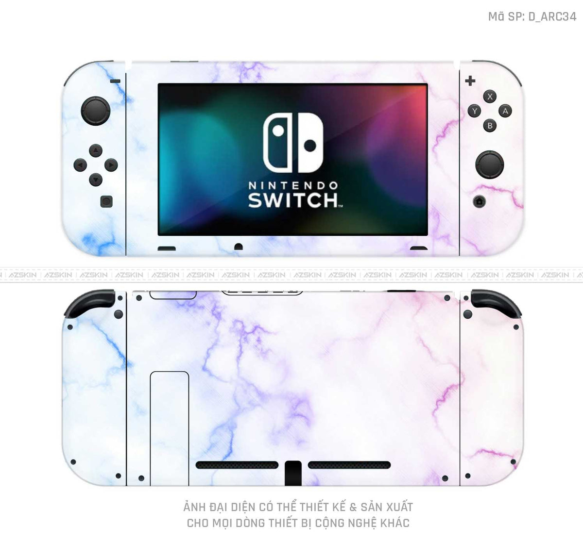 Dán Skin Máy Chơi Game Nintendo Switch Hình Nghệ Thuật Arcrylic | D_ARC34