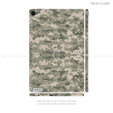 Dán Skin Máy Tính Bảng Lenovo Pad Series Hình Camo | D_CM16 Dán Skin Máy Tính Bảng Lenovo Pad Series Hình Camo | D_CM16