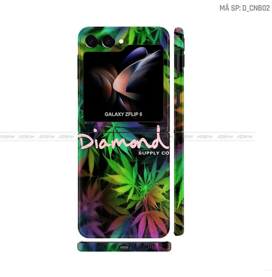 Dán Skin Galaxy Z Flip 7 Hình Canabis | D_CNB02