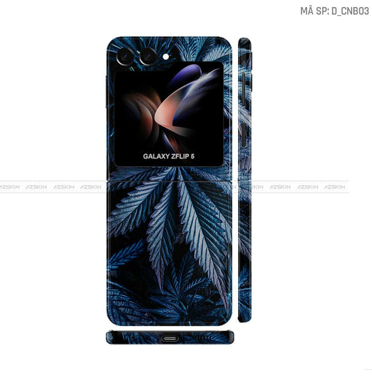 Dán Skin Galaxy Z Flip 7 Hình Canabis | D_CNB03
