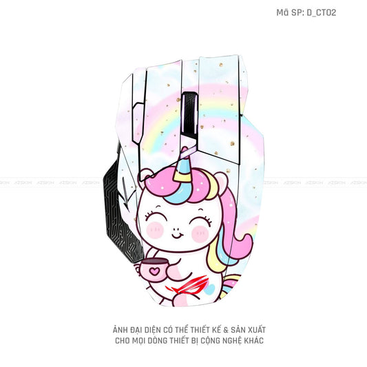 Skin Dán Chuột Asus Hình Dễ Thương | D_CT02