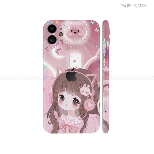 Dán Skin IPhone 11 Series Hình Dễ Thương | D_DT34