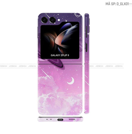 Dán Skin Galaxy Z Flip 7 Hình Galaxy-Space | D_GLX01
