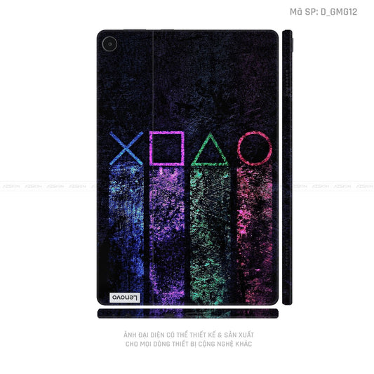 Dán Skin Máy Tính Bảng Lenovo Pad Series Hình Gaming Gear | D_GMG12