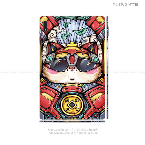 Dán Skin Galaxy Tab S7 Series Hình Mèo Thần Tài | D_MTT16