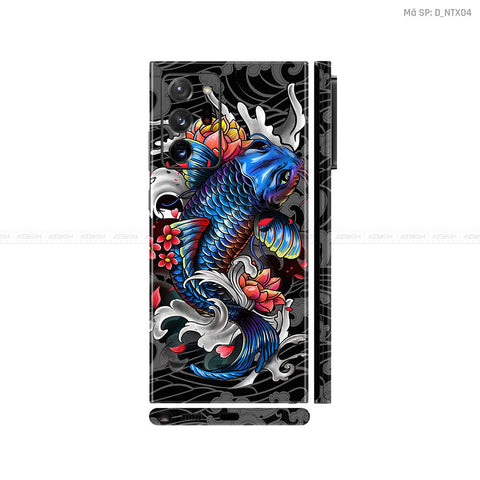 Dán Skin Galaxy Note 20 Series Hình Nghệ Thuật Xăm Cá Chép | D_NTX04 Dán Skin Galaxy Note 20 Series Hình Nghệ Thuật Xăm Cá Chép | D_NTX04