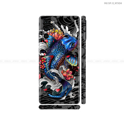 Dán Skin Galaxy Note 20 Series Hình Nghệ Thuật Xăm Cá Chép | D_NTX04 Dán Skin Galaxy Note 20 Series Hình Nghệ Thuật Xăm Cá Chép | D_NTX04