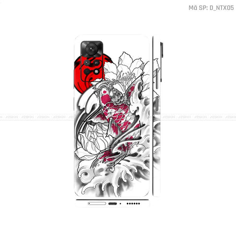 Dán Skin Xiaomi Redmi Note 11 Series Hình Tattoo | D_NTX05