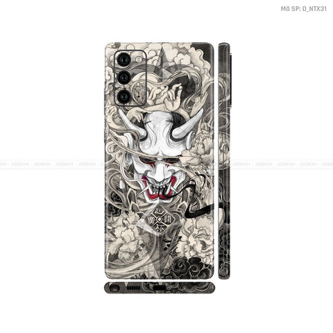 Dán Skin Galaxy Note 20 Series Hình Nghệ Thuật Xăm Satan - Samurai | D_NTX31