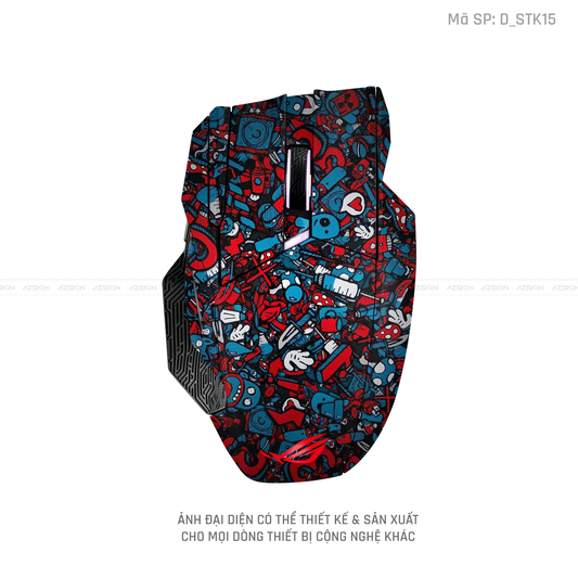 Skin Dán Chuột Asus Hình Sticker | D_STK15