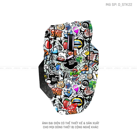 Skin Dán Chuột Asus Hình Sticker | D_STK22 Skin Dán Chuột Asus Hình Sticker | D_STK22