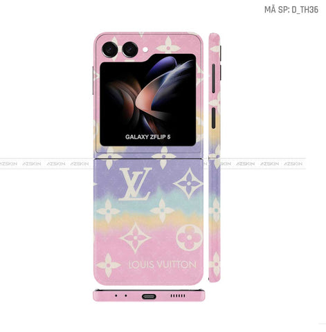 Dán Skin Galaxy Z Flip 7 Hình Pattern LV | D_TH36 Dán Skin Galaxy Z Flip 7 Hình Pattern LV | D_TH36