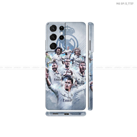 Dán Skin Real Madrid Cho Galaxy S21 Series| D_TT37
