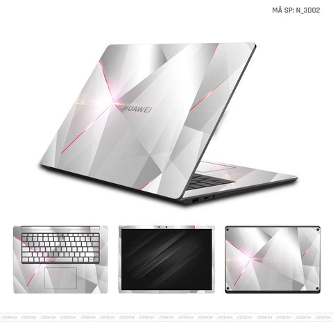 Dán Skin Laptop Huawei Hình 3D | N_3D02 Dán Skin Laptop Huawei Hình 3D | N_3D02