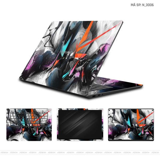 Dán Skin Laptop Huawei Hình 3D | N_3D06