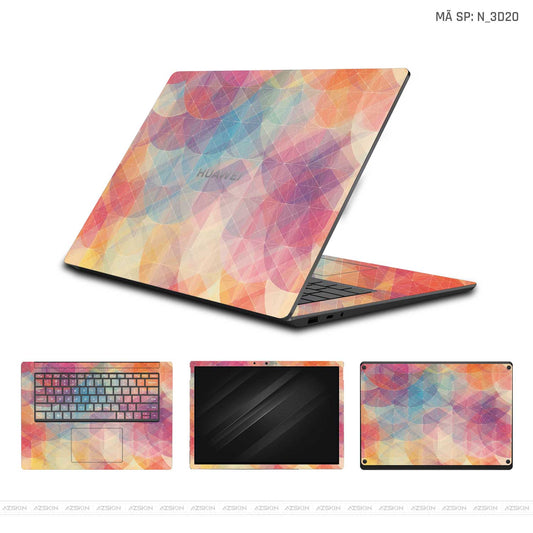 Dán Skin Laptop Huawei Hình 3D | N_3D20