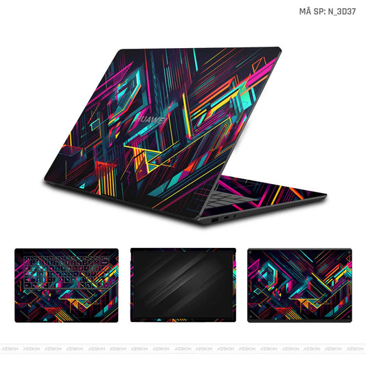Dán Skin Laptop Huawei Hình 3D | N_3D37