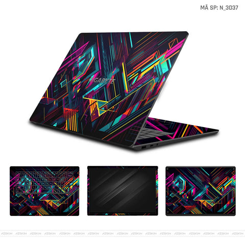 Dán Skin Laptop Gigabyte Hình 3D | N_3D27 Dán Skin Laptop Gigabyte Hình 3D | N_3D27