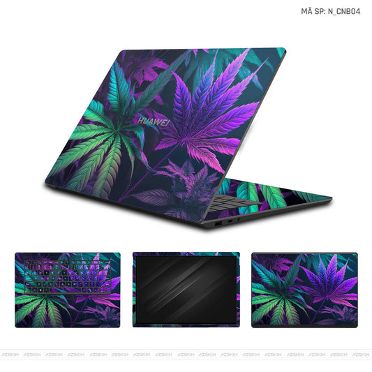 Dán Skin Laptop Huawei Hình Canabis | N_CNB04