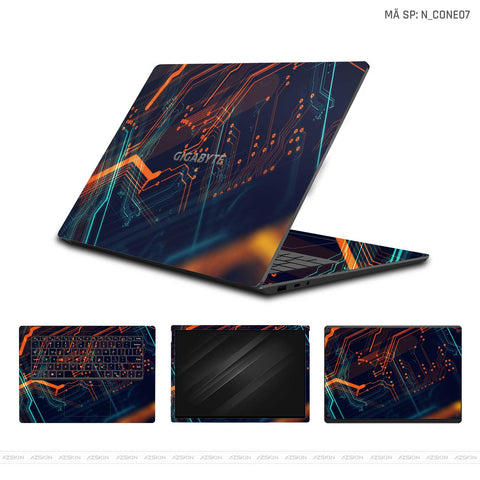 Dán Skin Laptop Gigabyte Hình Công Nghệ | N_CONE07 Dán Skin Laptop Gigabyte Hình Công Nghệ | N_CONE07