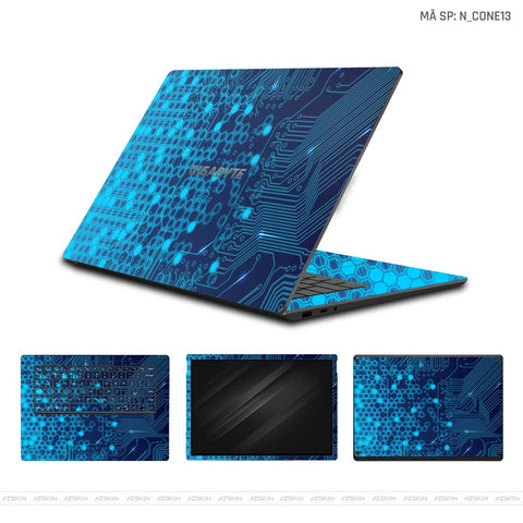 Dán Skin Laptop Gigabyte Hình Công Nghệ | N_CONE13 Dán Skin Laptop Gigabyte Hình Công Nghệ | N_CONE13