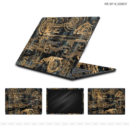Dán Skin Laptop Huawei Hình Công Nghệ | N_CONE17