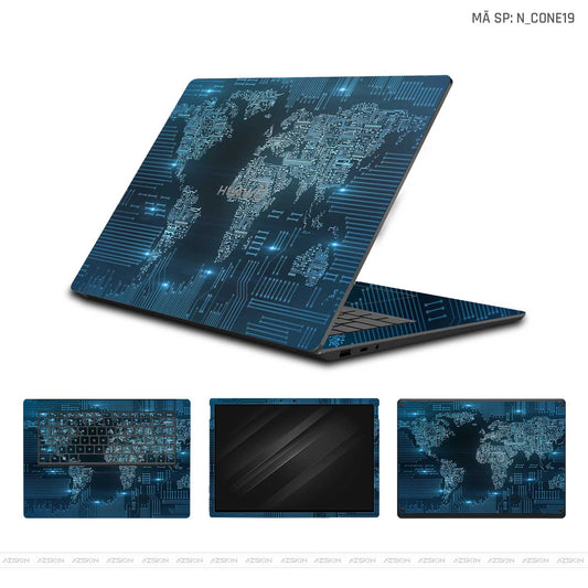 Dán Skin Laptop Huawei Hình Công Nghệ | N_CONE19