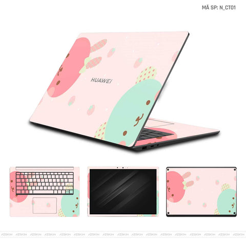 Dán Skin Laptop Huawei Hình Dễ Thương | N_CT01 Dán Skin Laptop Huawei Hình Dễ Thương | N_CT01
